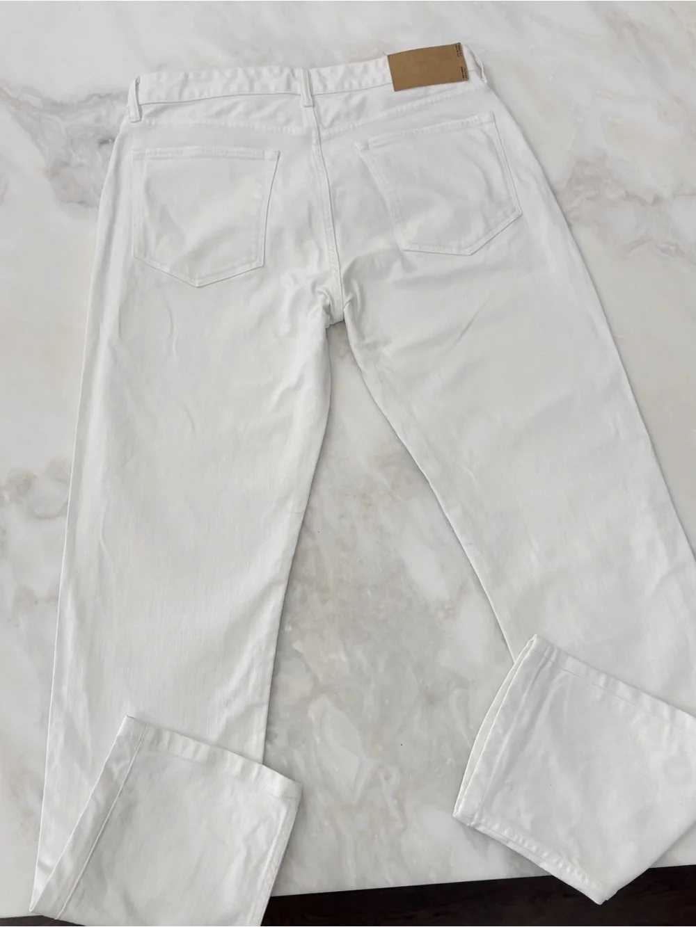 Buck Mason Men’s Ford Standard Fit Denim Jean Size 33x34 White New